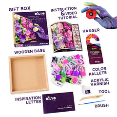 OKTO set di modellazione in cornice di legno 21 x 21 cm ISPIRAZIONE