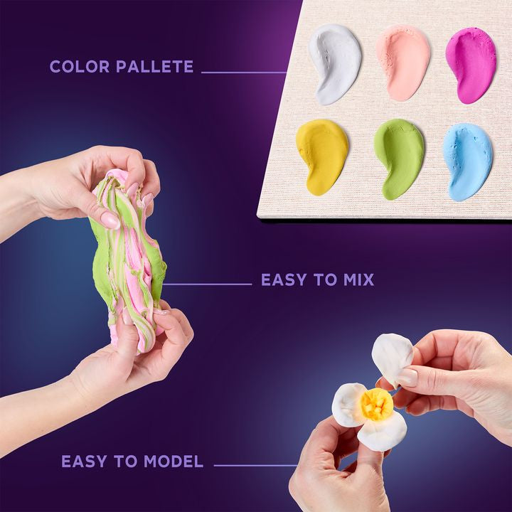 OKTO set di modellazione in cornice di legno 21 x 21 cm ROMANTICA