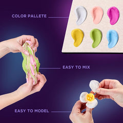 OKTO set di modellazione in cornice di legno 21 x 21 cm ROMANTICA