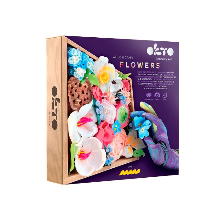 OKTO set di modellazione in cornice di legno ROMANTICA - immagine 2