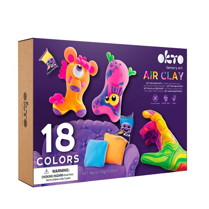 OKTO set creativo di 18 tinte autoindurenti