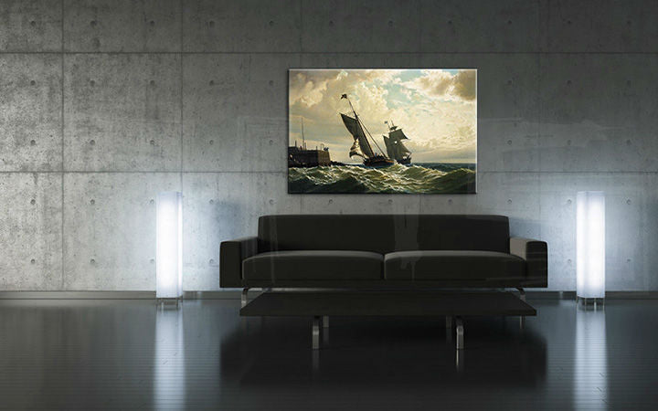 Dipinto su tela MAKING HARBOR – William Bradford | varie dimensioni