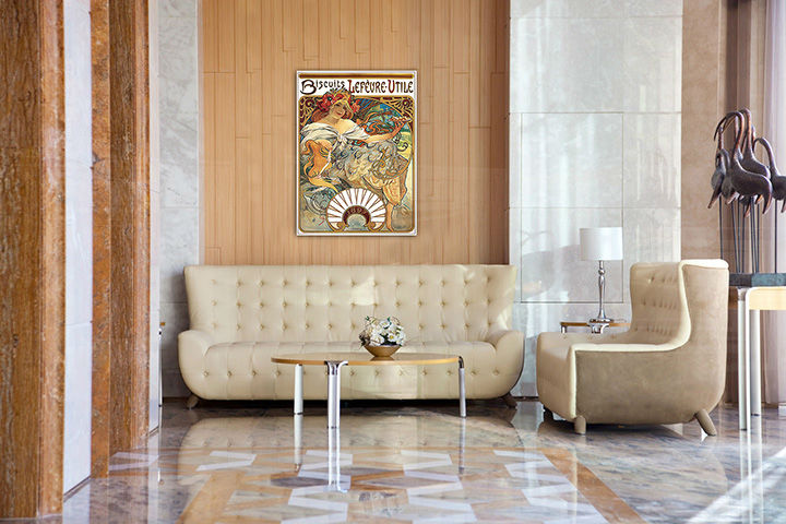 Dipinto su tela BISCUITS LEFEVRE-UTILE – Alfons Mucha | varie dimensioni