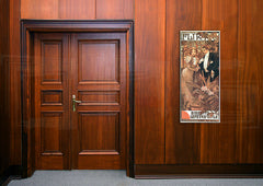 Dipinto su tela FLIRT – Alfons Mucha | varie dimensioni