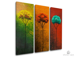 Riproduzione d'autore su tela TREES 60x60 cm