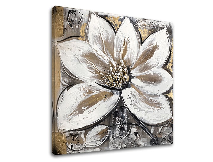 L'immagine su tela FIORI Sconto 60 % 100X100 cm