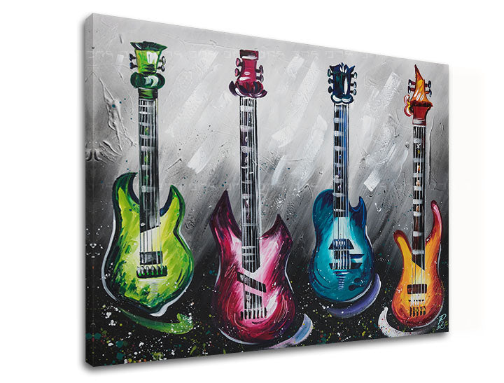 L'immagine su tela GITARY 140X110 cm