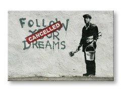 Immagine su tela STREET ART – BANKSY 60x90 cm