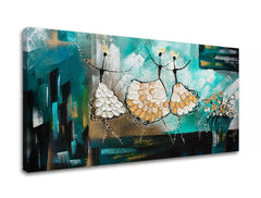 Riproduzione d'autore su tela DANZATORI 90x50 cm
