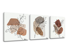 L'immagine su tela FOGLIE Sconto 40 % 90X30 cm