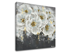 Pittura su tela FIORI 50x50 cm