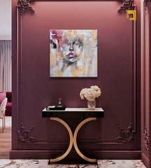 Quadro su tela DONNA Sconto 60 % 50X50 cm