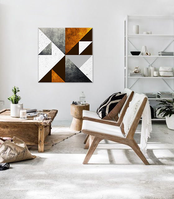 Pittura murale DIALOGUE WITH MODERN CREATION / DAN JOHANNSON 60x60 cm