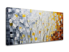 Riproduzione d'autore su tela FIORI Sconto 60 % 140X70 cm