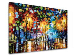 Riproduzione d'autore su tela CITY 120x80 cm