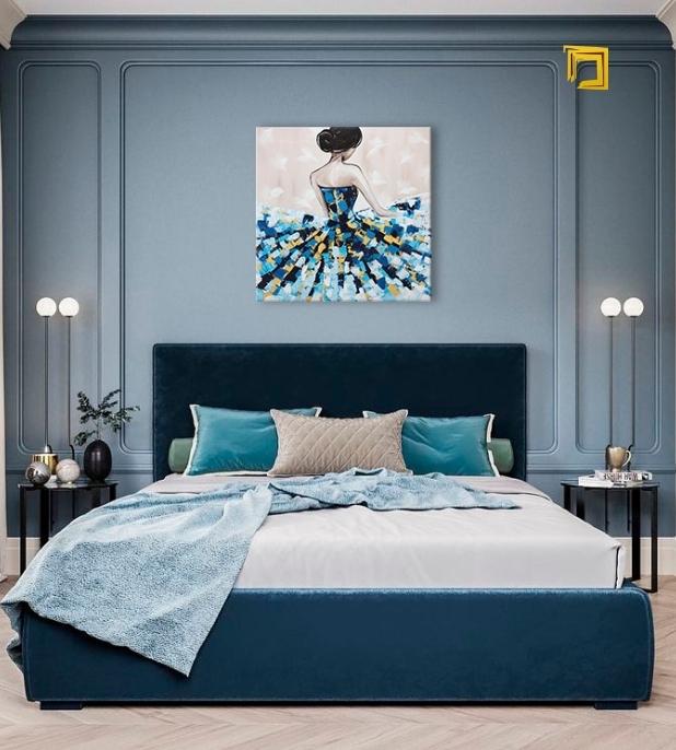 Quadro su tela DONNA 50x50 cm