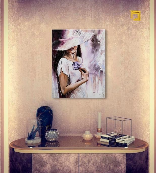 Quadro su tela DONNA 70x90 cm