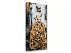L'immagine su tela Donna XOBFB574E1 40X80 cm