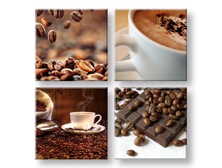 Pittura murale COFFEE TIME 40x40 cm