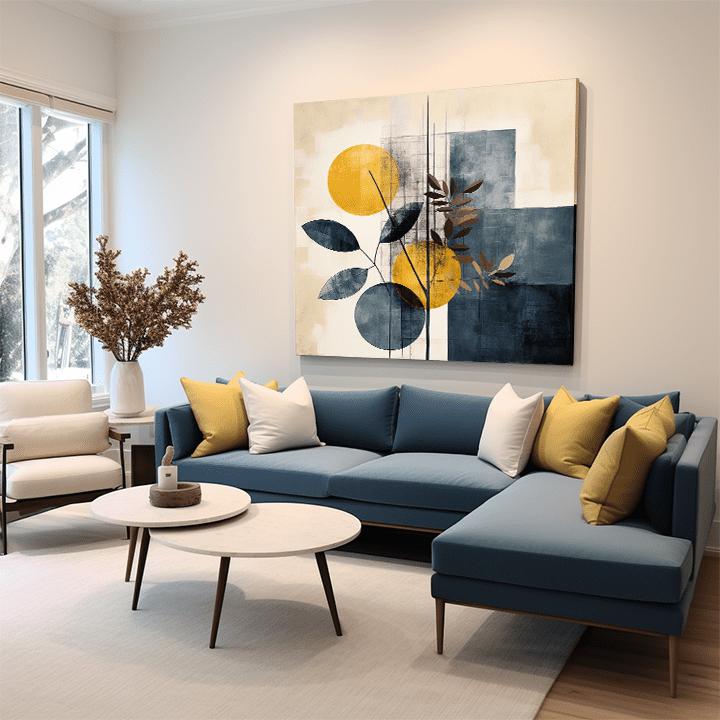 Natura su tela Danza delle foglie | dimensioni diverse