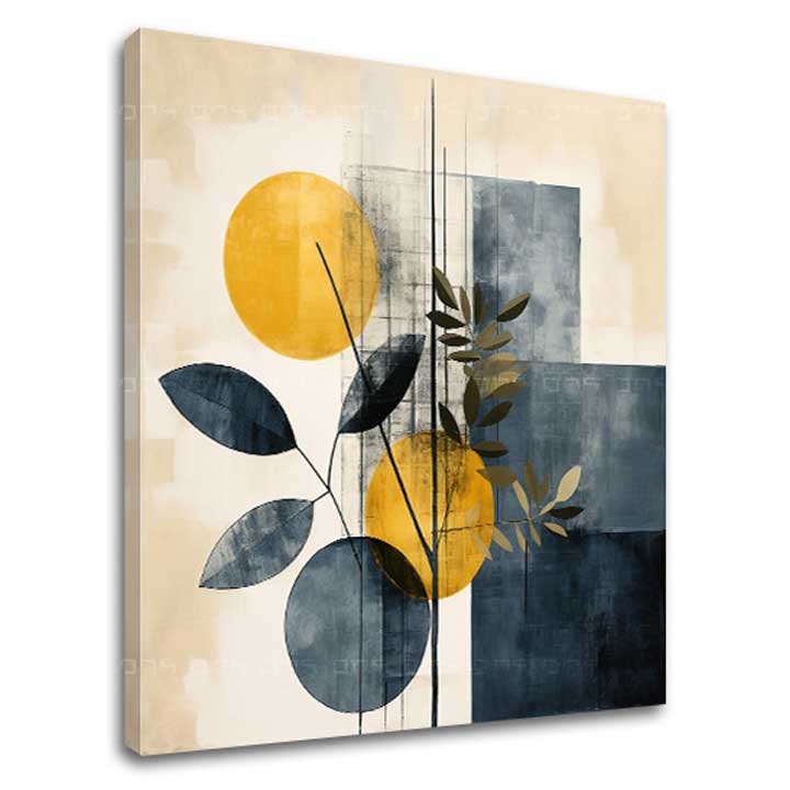 Natura su tela Danza delle foglie | dimensioni diverse