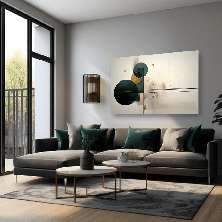 Natura su tela La nascita della vita 80x120 cm