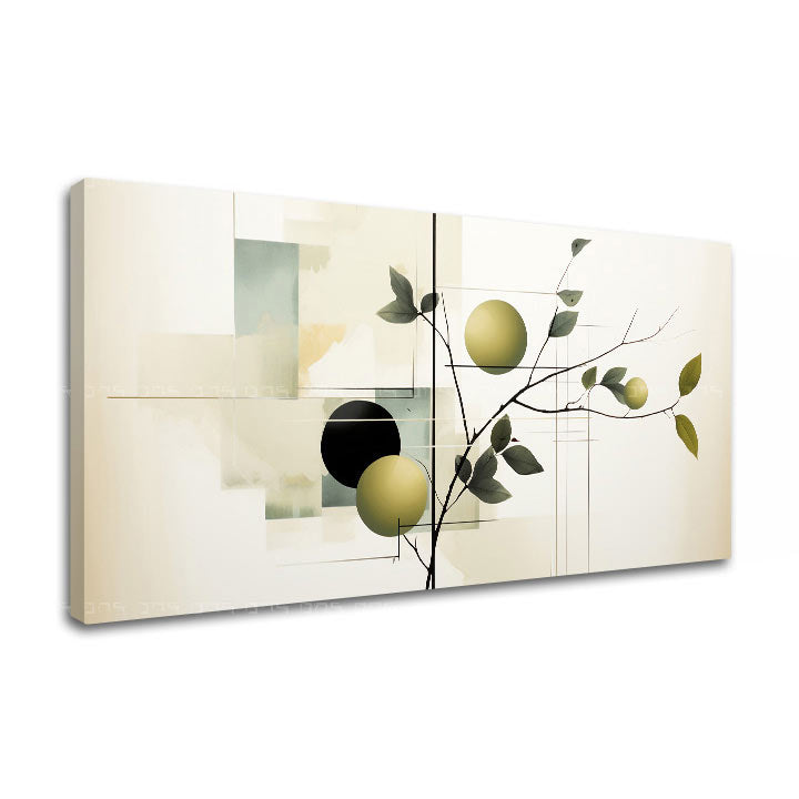 Natura su tela Pomeriggio d'oliva 50x100 cm