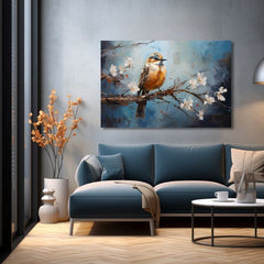Quadri Uccelli Armonia in blu