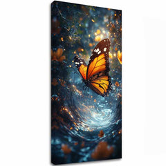 L'immagine della farfalla arancione - Atmosfera magica