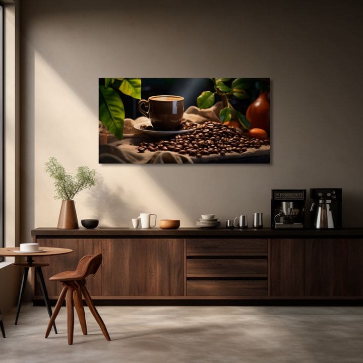 Dipinti di caffè per la cucina Capolavoro Barista | dimensioni diverse