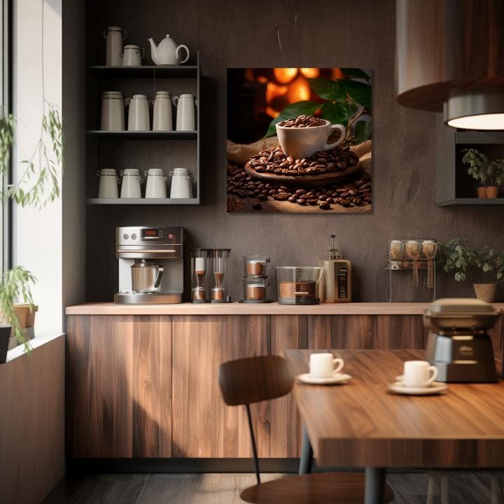 Quadri di caffè per la cucina Delizia tostata | dimensioni diverse