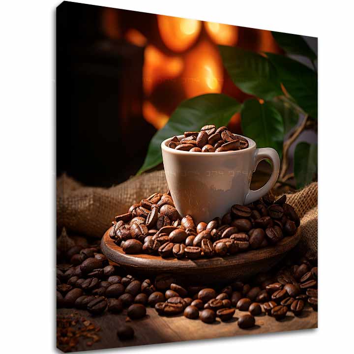 Quadri di caffè per la cucina Delizia tostata | dimensioni diverse