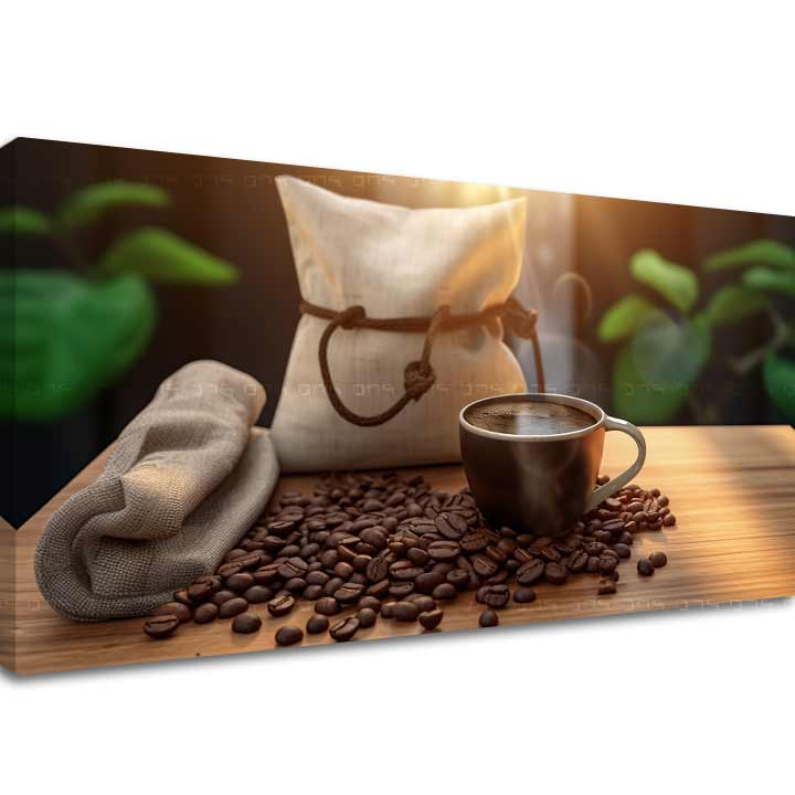 Dipinti di caffè per la cucina Tempo di silenzio | varie dimensioni