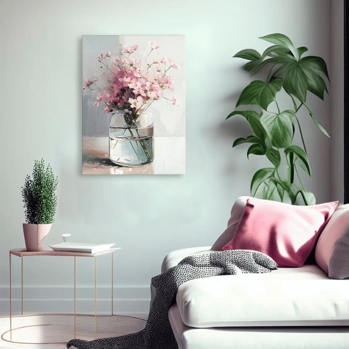 Decorazione di design su tela Delicata eleganza | dimensioni diverse
