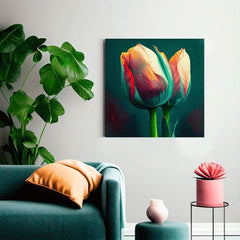 Decorazione di design su tela Un soffio di primavera sulla parete | dimensioni diverse