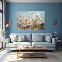 Mondo floreale su tela Arte della natura 60x90 cm