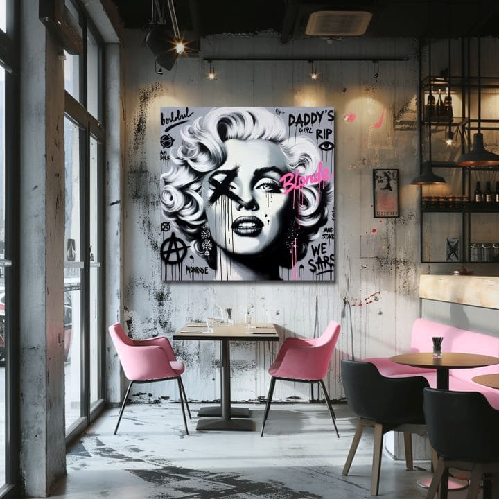 Stampa su tela - La leggenda di Hollywood Marilyn Monroe | varie dimensioni