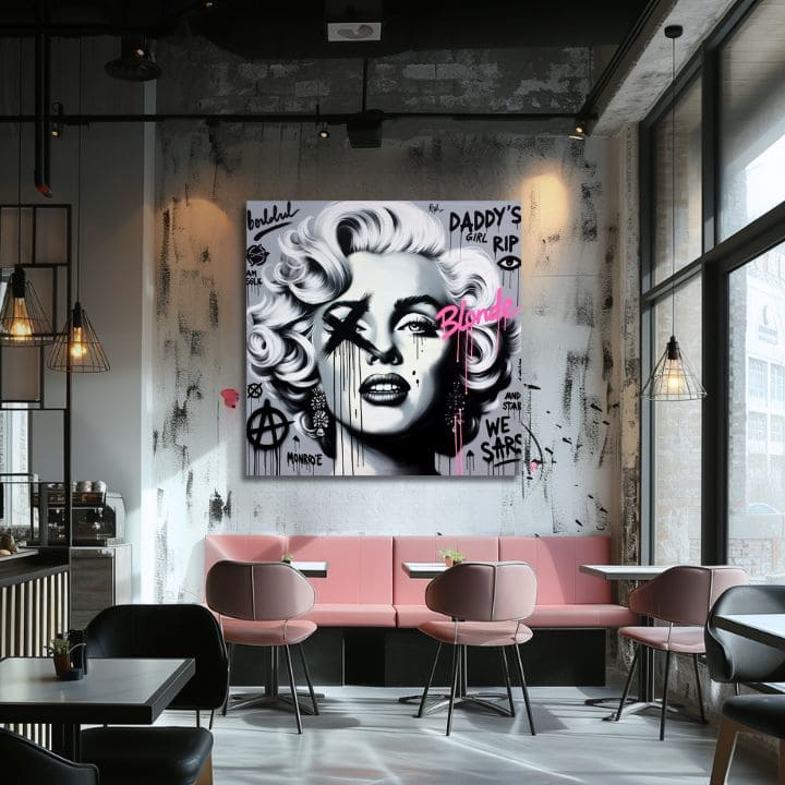 Stampa su tela - La leggenda di Hollywood Marilyn Monroe | varie dimensioni