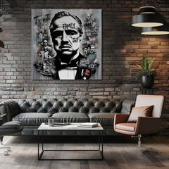 Il Padrino - Dipinto del boss mafioso | varie dimensioni