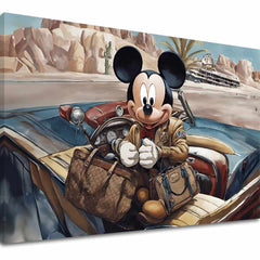 Stampa su tela - Topolino alla moda | varie dimensioni