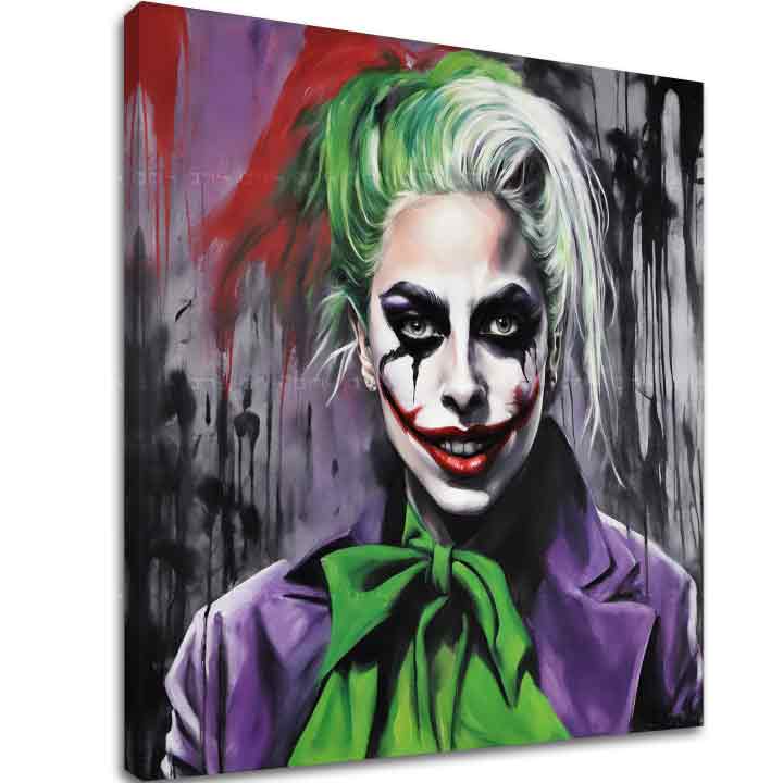 Stampa su tela - Joker Lady | varie dimensioni