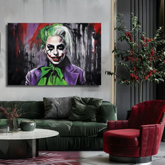Stampa su tela - Joker Poker Face | varie dimensioni
