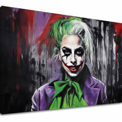 Stampa su tela - Joker Poker Face | varie dimensioni