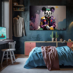 Stampa su tela - Topolino da Horror | varie dimensioni