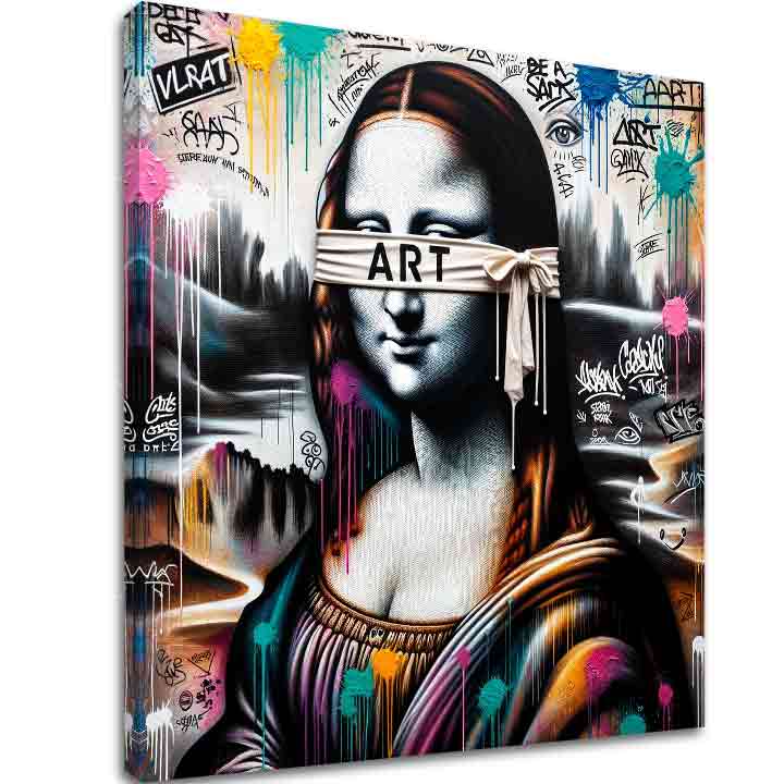 L'immagine su tela - Monna Lisa in incognito | dimensioni diverse