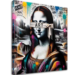 L'immagine su tela - Monna Lisa in incognito | dimensioni diverse