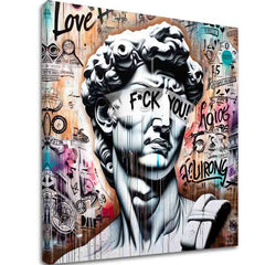 L'immagine su tela - Davide ribelle | dimensioni diverse