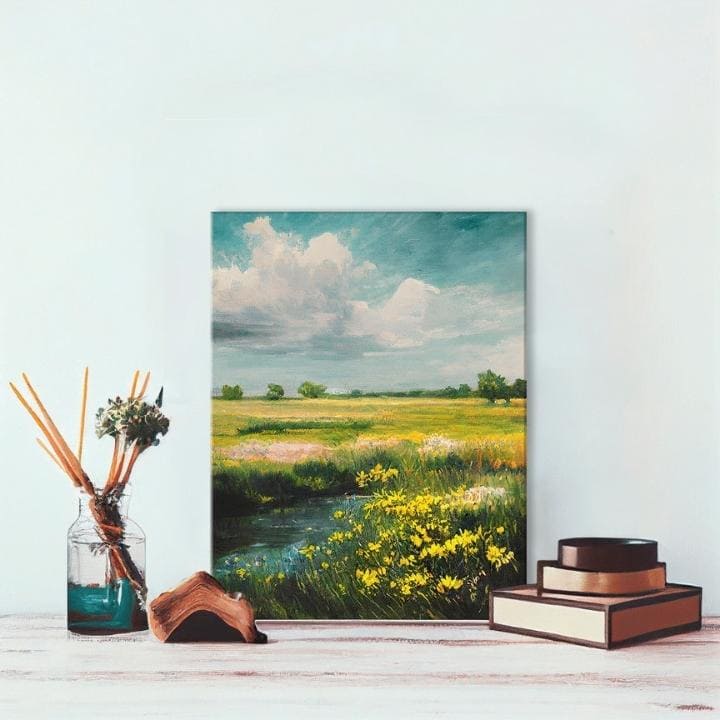 Paesaggio su tela Tra il cielo e la terra | dimensioni diverse