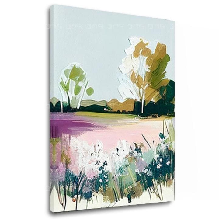 Paesaggio su tela In primavera in fiore | dimensioni diverse