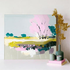 Paesaggio su tela Giornata astratta nella natura | dimensioni diverse